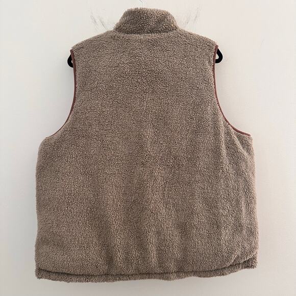 Carhartt Montana Insulated Vest Reversible Brown Sherpa EUC Large - Picture 8 of 8